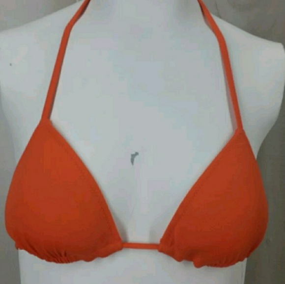 J. Crew Other - J Crew XXS Orange String Bikini Top